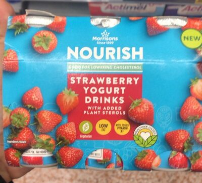Nourish Strawberry Yogurt Drinks