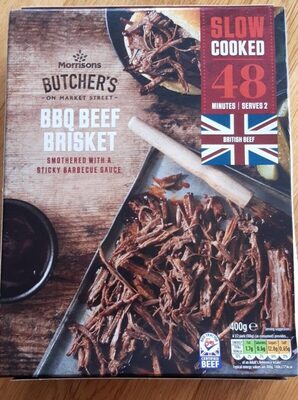 BBQ Beef Brisket smothered with a sticky barbecue sauce