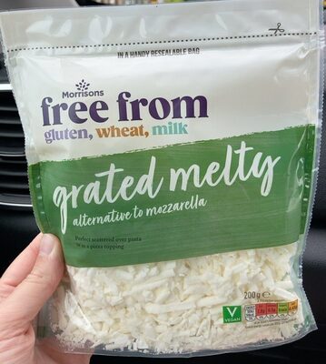 Morrisons Free From Grated Melty Alternative to Mozzarella
