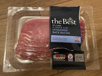 The Best Thick Cut Unsmoked Back Bacon