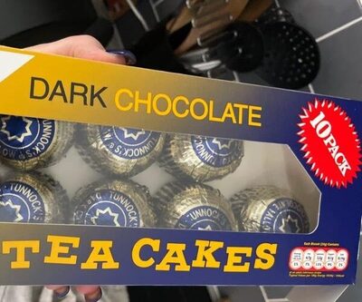 Dark choc tea cake