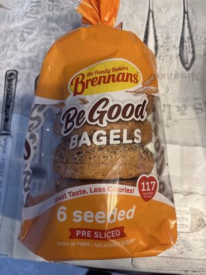 BeGood The Family her's SEEDED Bagels HIGH IN FIBE