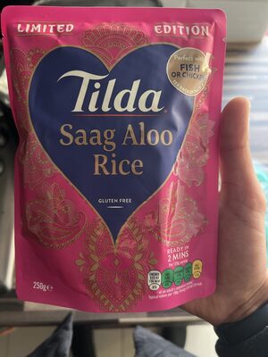 Saag Aloo Rice