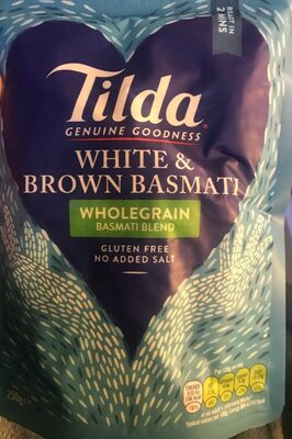WHITE & BROWN WHITE & WHOLEGRAIN BASMATI RICE BLEND