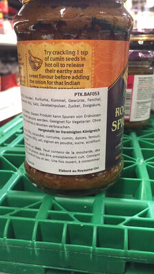 Rogon Josh Paste Patak's 283G Royaume-uni
