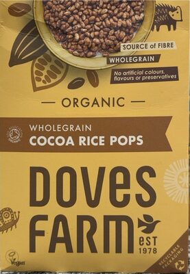 Organic Whole Grain Cocoa Rice Pops