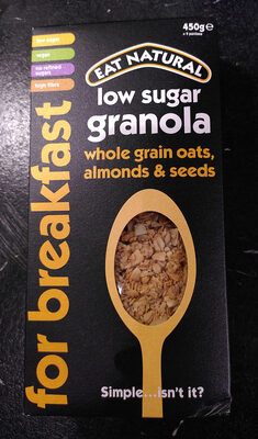 Low Sugar Granola, Wholegrain Oats, Almonds & Seeds