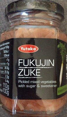 Fukujin pickled vegetables