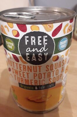 butternut squash sweet potato turmeric soup