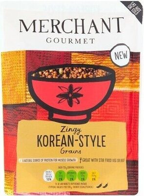 Zingy Korean-style grains