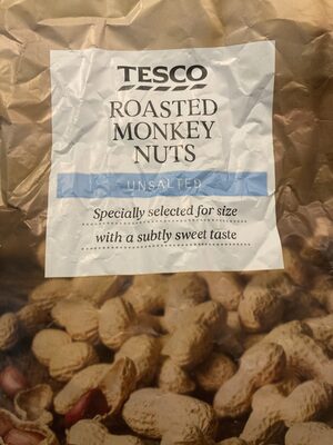 Tesco Unsalted Roasted Monkey Nuts 300G