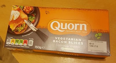 Vegetarian bacon slices