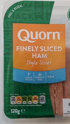 Finely sliced ham