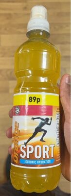 Orange sport isotonic hydration