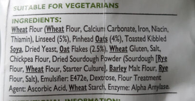 Oat and linseed bread mix