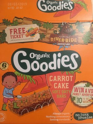Carrot Cake Soft Oaty Bars+ Months 6 x