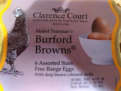 Burford Browns 6 Eggs Assorted Sizes