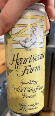 Sparking wild elderflower pressé
