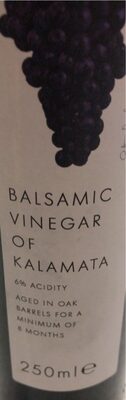 Balsamic vinegar of kalamata