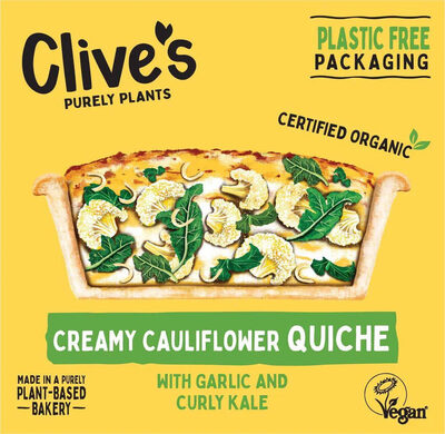Creamy Cauliflower Quiche