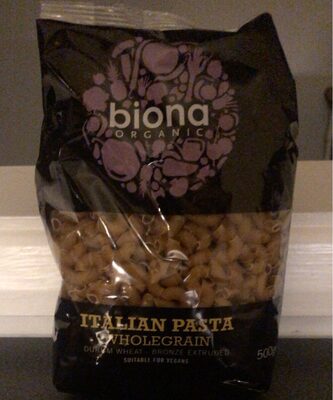 Italian pasta wholegrain