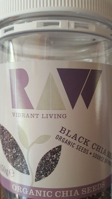 Raw Health - Graines De Chia Noir Crues Bio