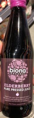 Elderberry Pure Pressed Juice