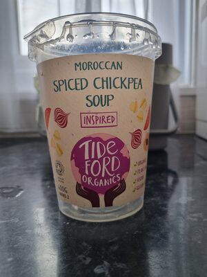 Moroccan spiced chickpea soup