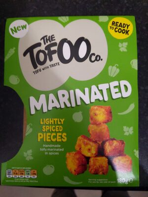 Marinated Lightly Spiced Tofu Pieces