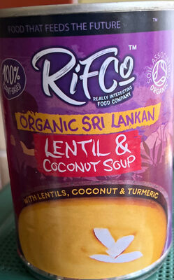 organic Sri Lankan Lentil & Coconut Soup