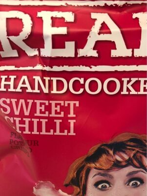 Real Hand cooked sweet chili Crisps