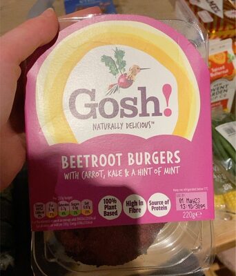 Beetroot burgers