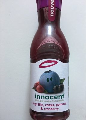 Innocent myrtille, cassis, pommes et cranberry