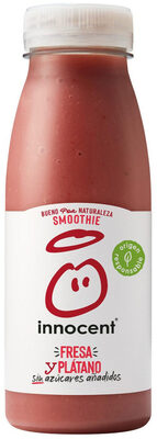 Smoothie fresa y plátano