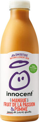 Smoothie mangue, fruit de la passion & pomme