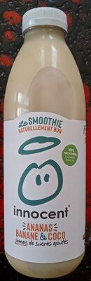 Smoothie ananas, banane & coco