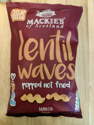 Lentil waves barbecue flavour