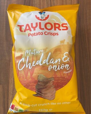 Mature Cheddar & Onion Flavour Potato Crisps