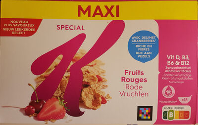 Céréales Special K Fruits rouges