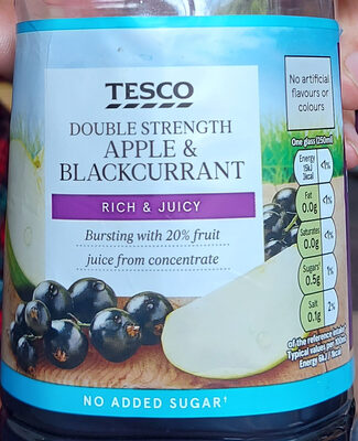 Apple & Blackcurrant Squash