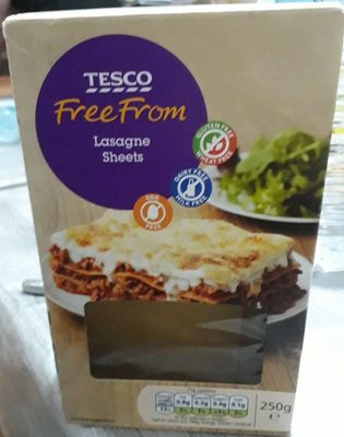 Gluten Free Lasagne Sheets
