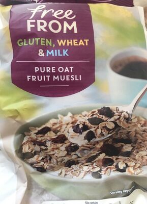 Free from pure oat fruit muesli