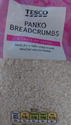 Tesco panko breadcrumbs