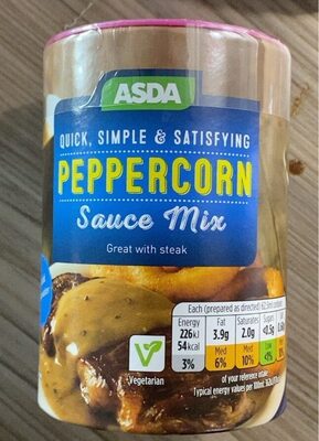 Peppercorn sauce mix