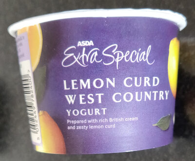 Asda lemon curd yogurt