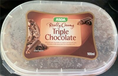 Really creamy triple chocolate