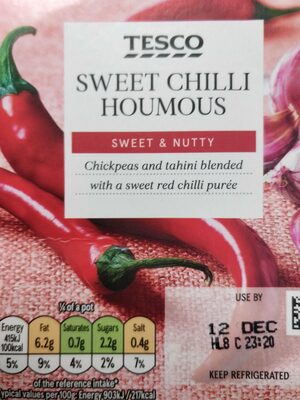 Sweet chilli houmous