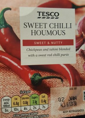 Sweet chilli houmous