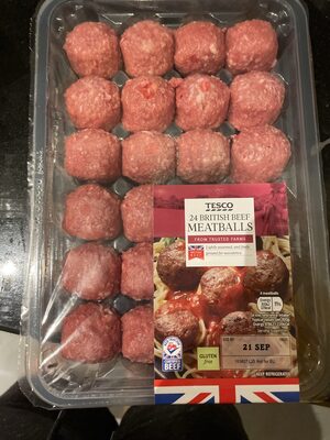 British beef meatballs