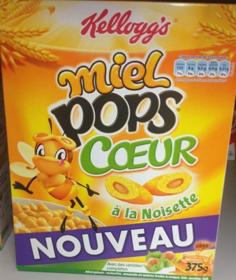 Miel Pops coeur à la noisette